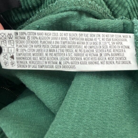 Forever 2 green corduroy mini skirt preppy y2k – size Medium - Picture 5 of 5